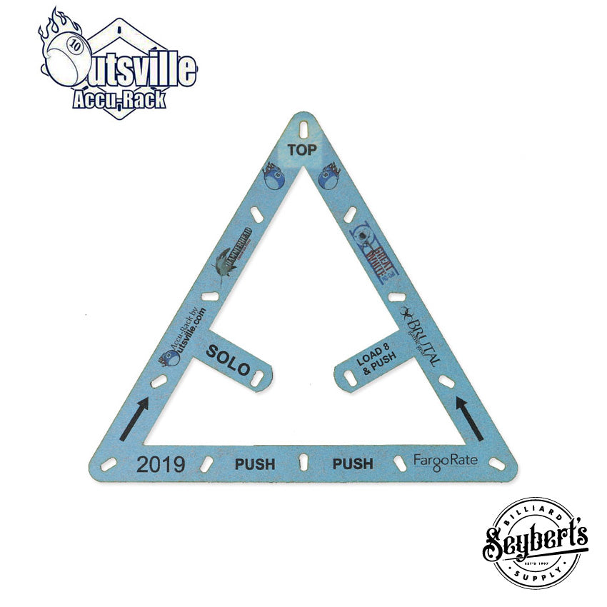 Outsville, Accu-Rack Solo 8, 9, 10 Ball Flat Template