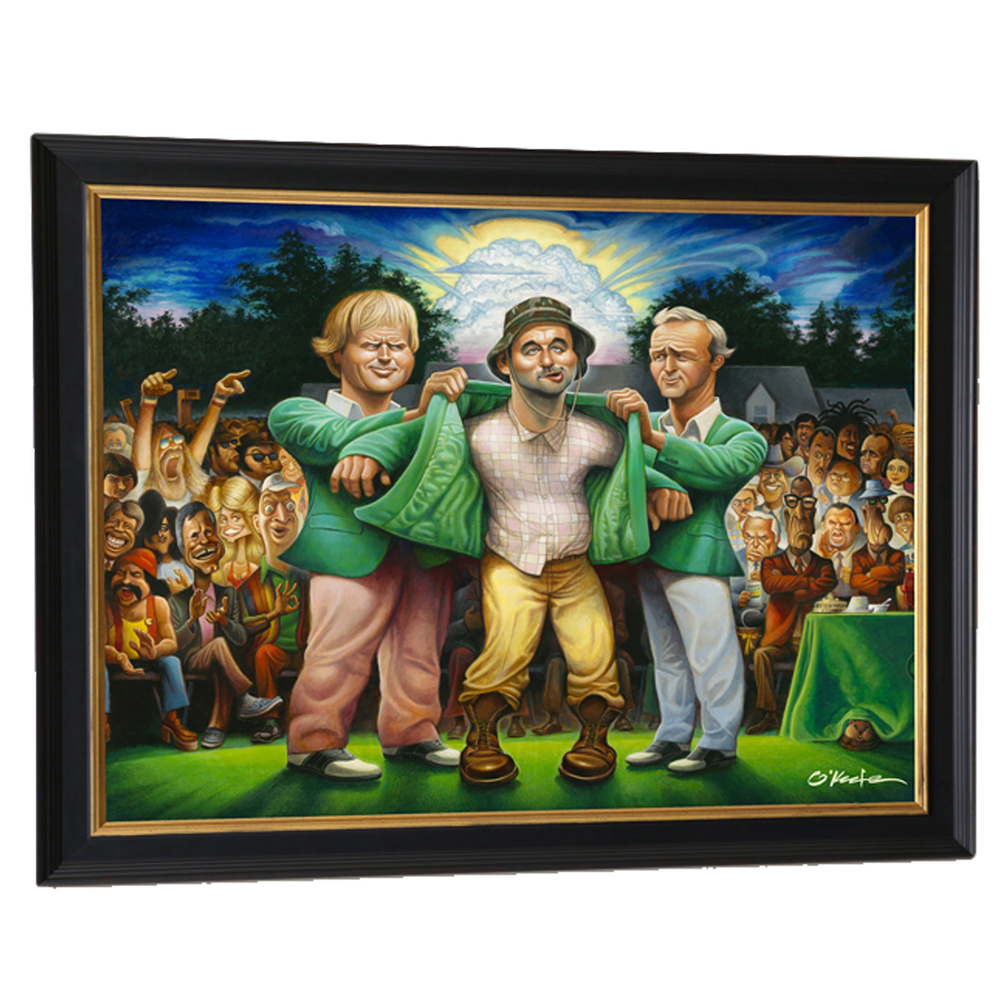 Billard D&L, Art mural de film encadré "Green Jacket" de O'Keefe