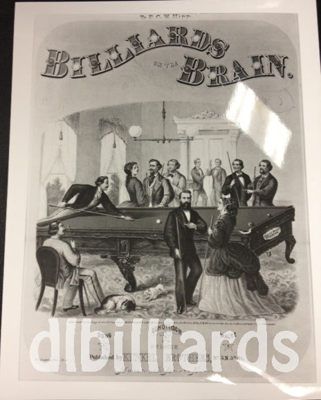 Billiard Library Company, Billard sur le cerveau