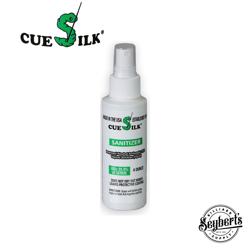 Cue Silk, Cue Silk 4oz Sanitizer