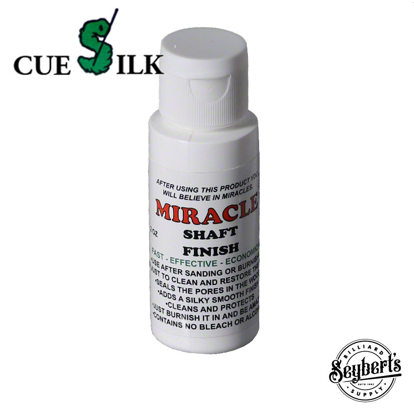 Cue Silk, Cue Silk Miracle Shaft Finish 2oz Bottle