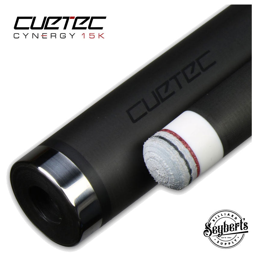 Cuetec, Cuetec 3/8 x 14 Cynergy Carbon Fiber SVB Chrome Collar - 12.5mm