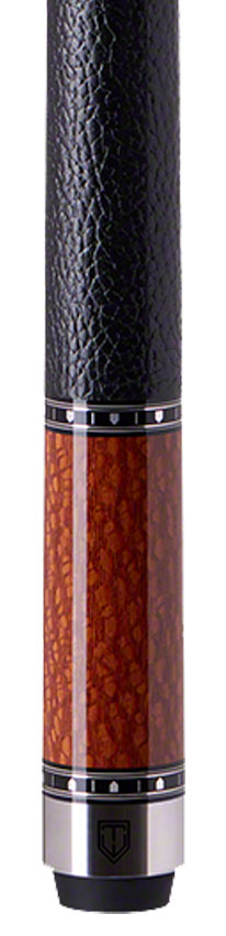 Cuetec, Cuetec Cynergy Truewood Leopard II Leather Wrap Play Cue-12.50mm