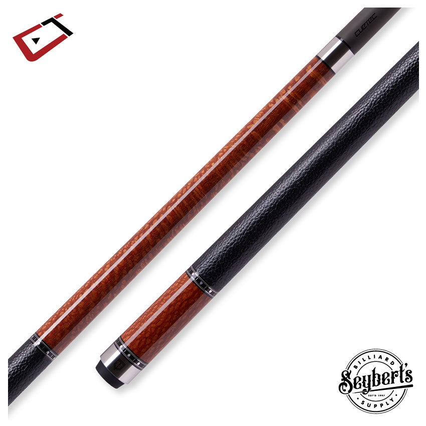 Cuetec, Cuetec Cynergy Truewood Leopard II Leather Wrap Play Cue-12.50mm