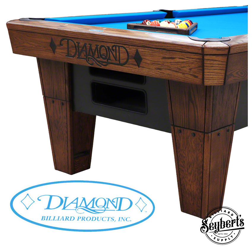 Diamant, Diamond Pool Tables - Table de billard Pro-Am de 7 pieds - Chêne Noyer