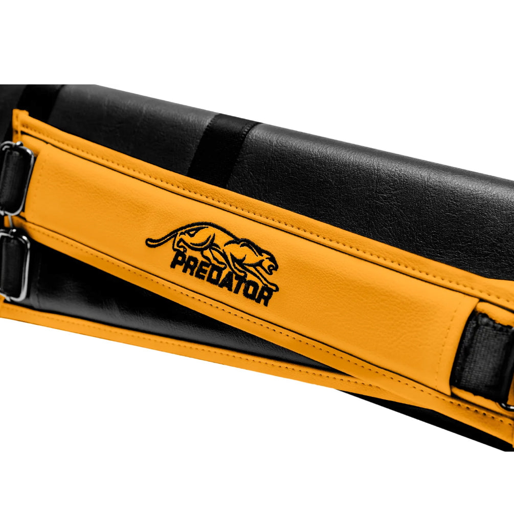 Prédateur, Etui de queue de billard Predator - 3 Butt/5 Shaft - Jaune et noir