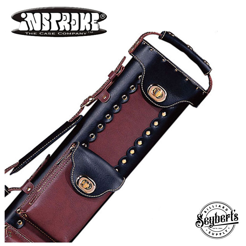 Instroke, Etui de queue de cow-boy Instroke 2X2 en cuir noir/marron