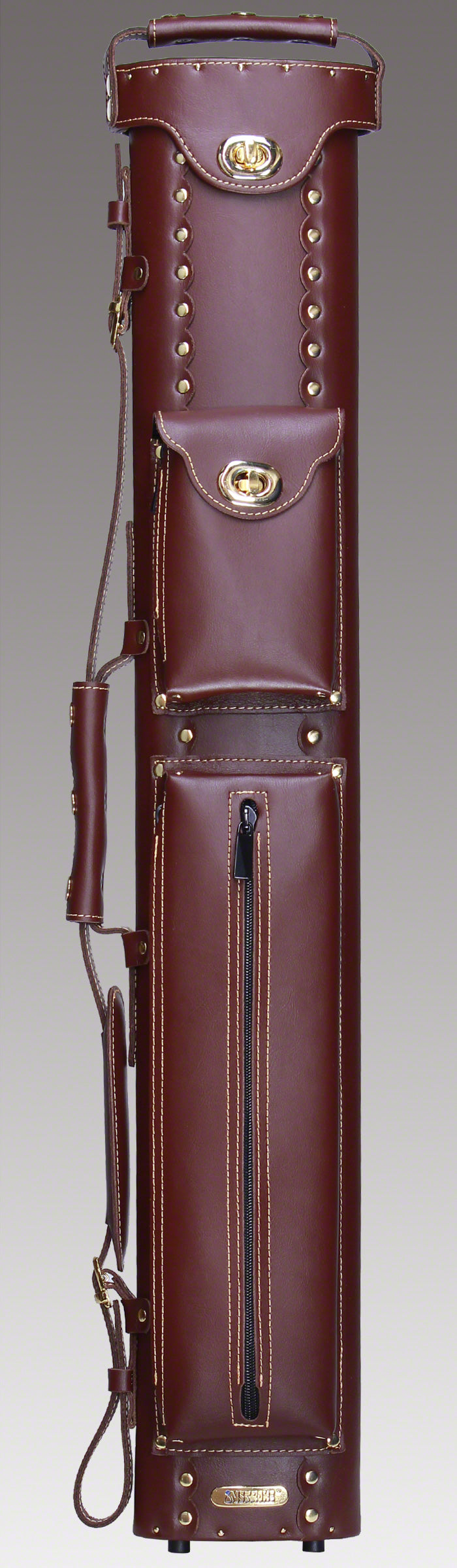 Instroke, Etui de queue de cow-boy Instroke 3X7 en cuir marron