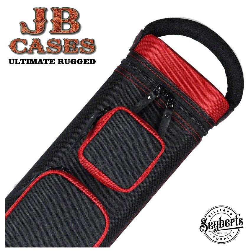 JB, Étui pour queue de billard JB Ultimate Rugged Case (noir/rouge)