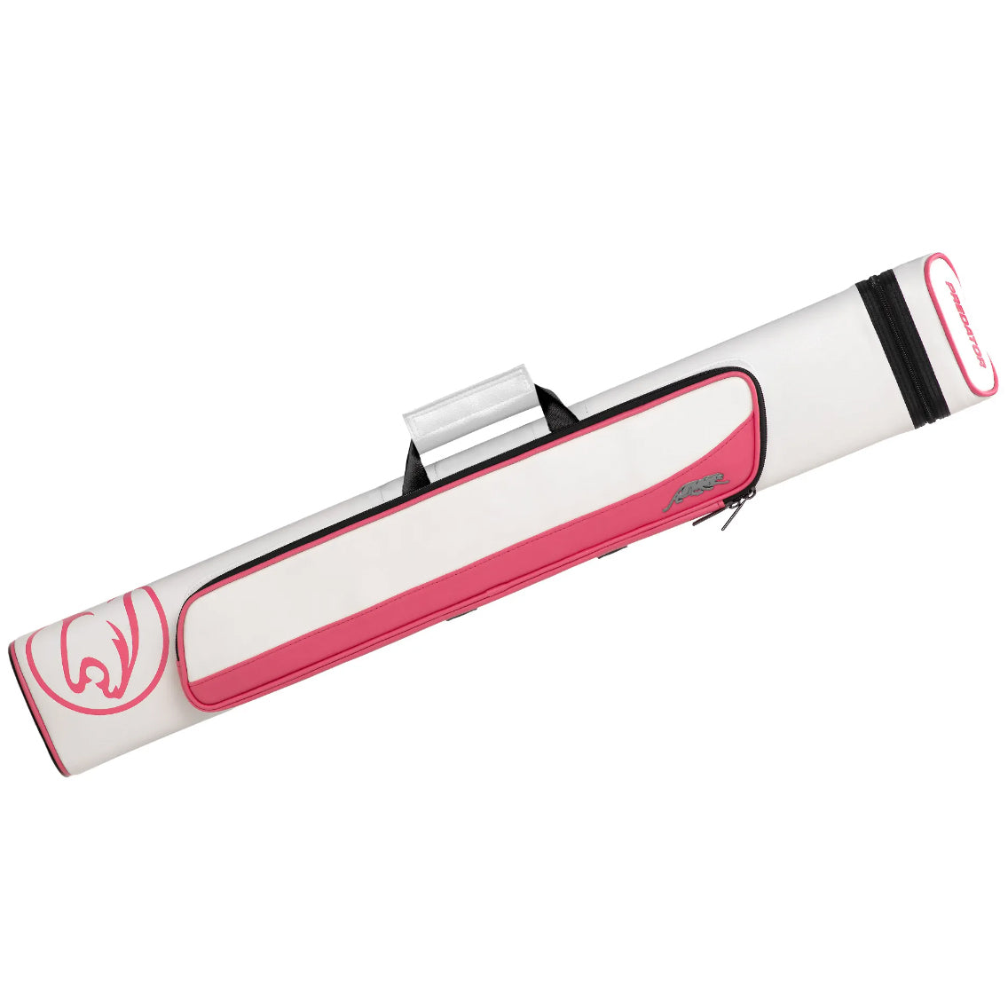 Prédateur, Etui pour queue de billard Predator - 2 Butt/4 Shaft - Rose & Blanc