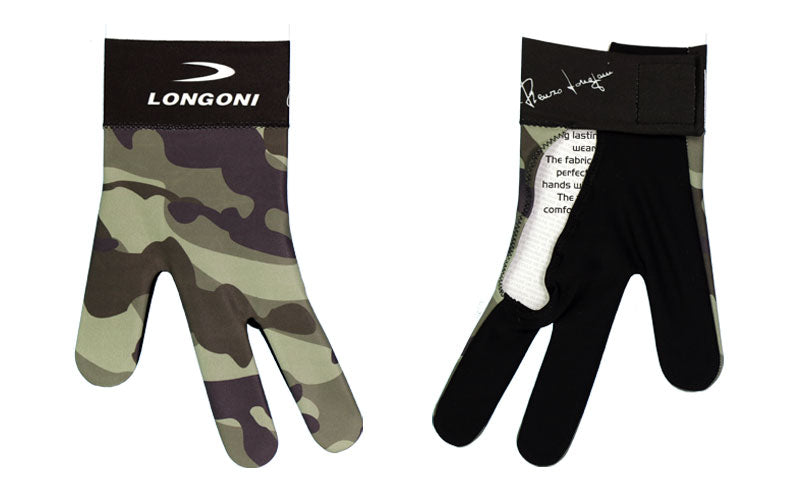 Longoni, Gant de billard Longoni main gauche - Military Camo