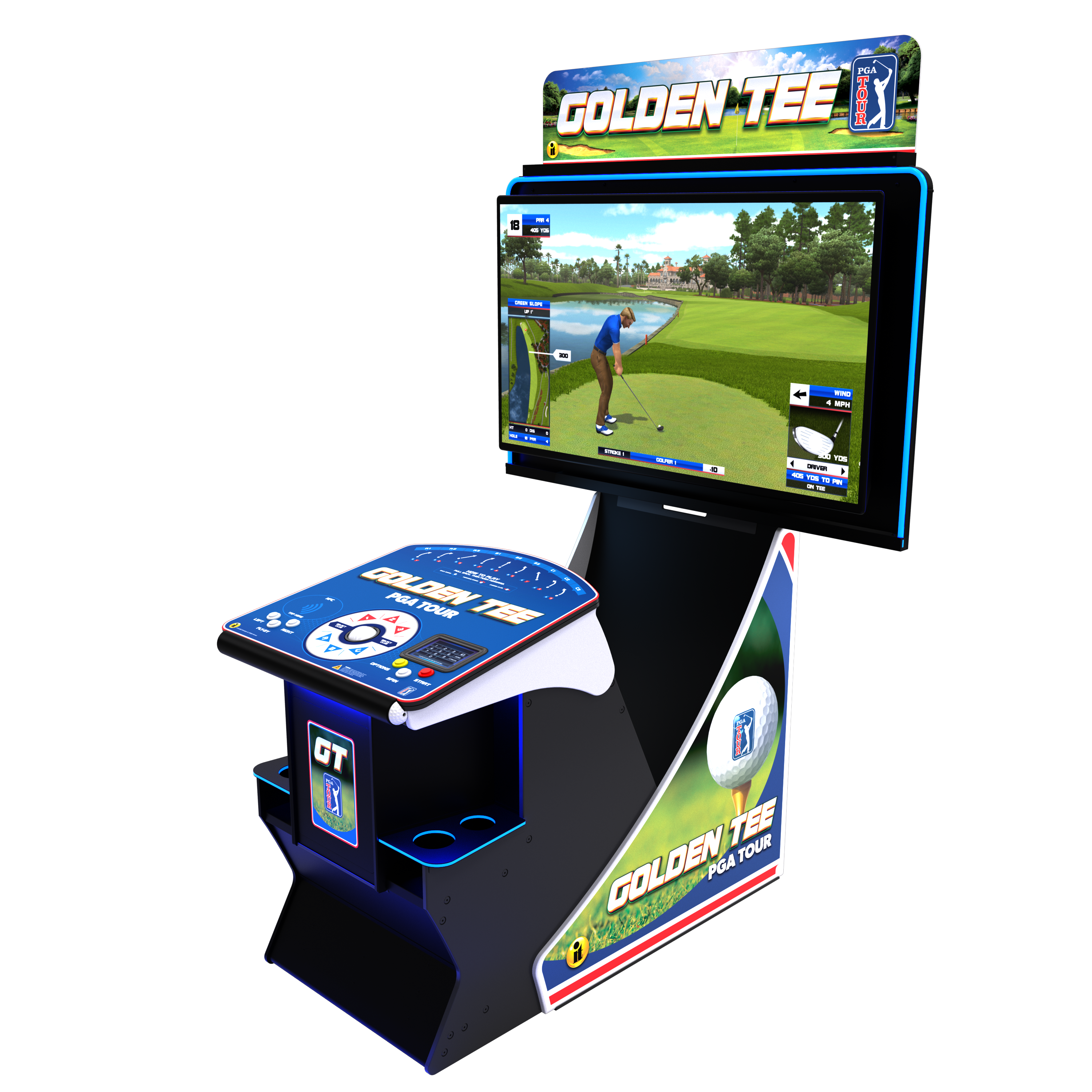 Incredible Technologies, Inc., Golden Tee PGA TOUR Clubhouse Deluxe Edition