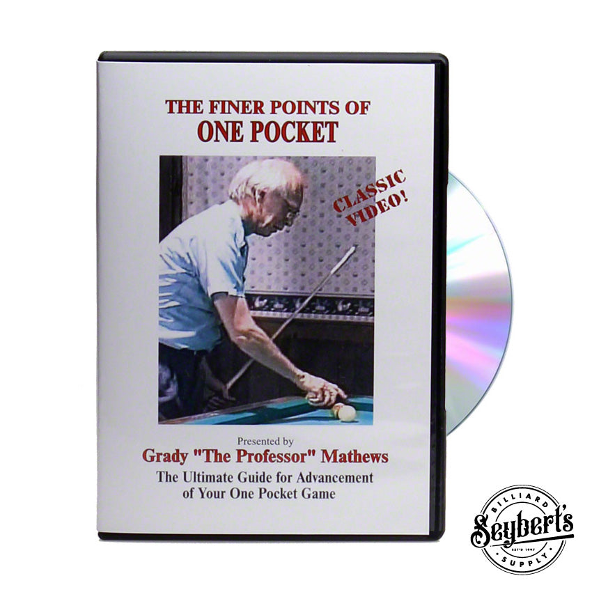 Grady Mathews, Grady Mathews Finer Points of One Pocket DVD