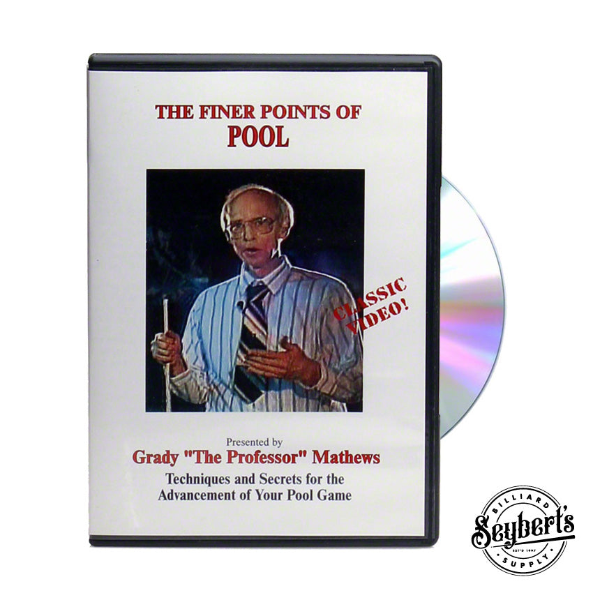 Grady Mathews, Grady Mathews Les points les plus fins du billard DVD