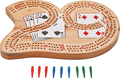 Billard D&L, Grande planche de cribbage en bois massif à 3 pistes "29".