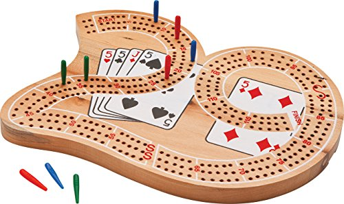 Billard D&L, Grande planche de cribbage en bois massif à 3 pistes "29".