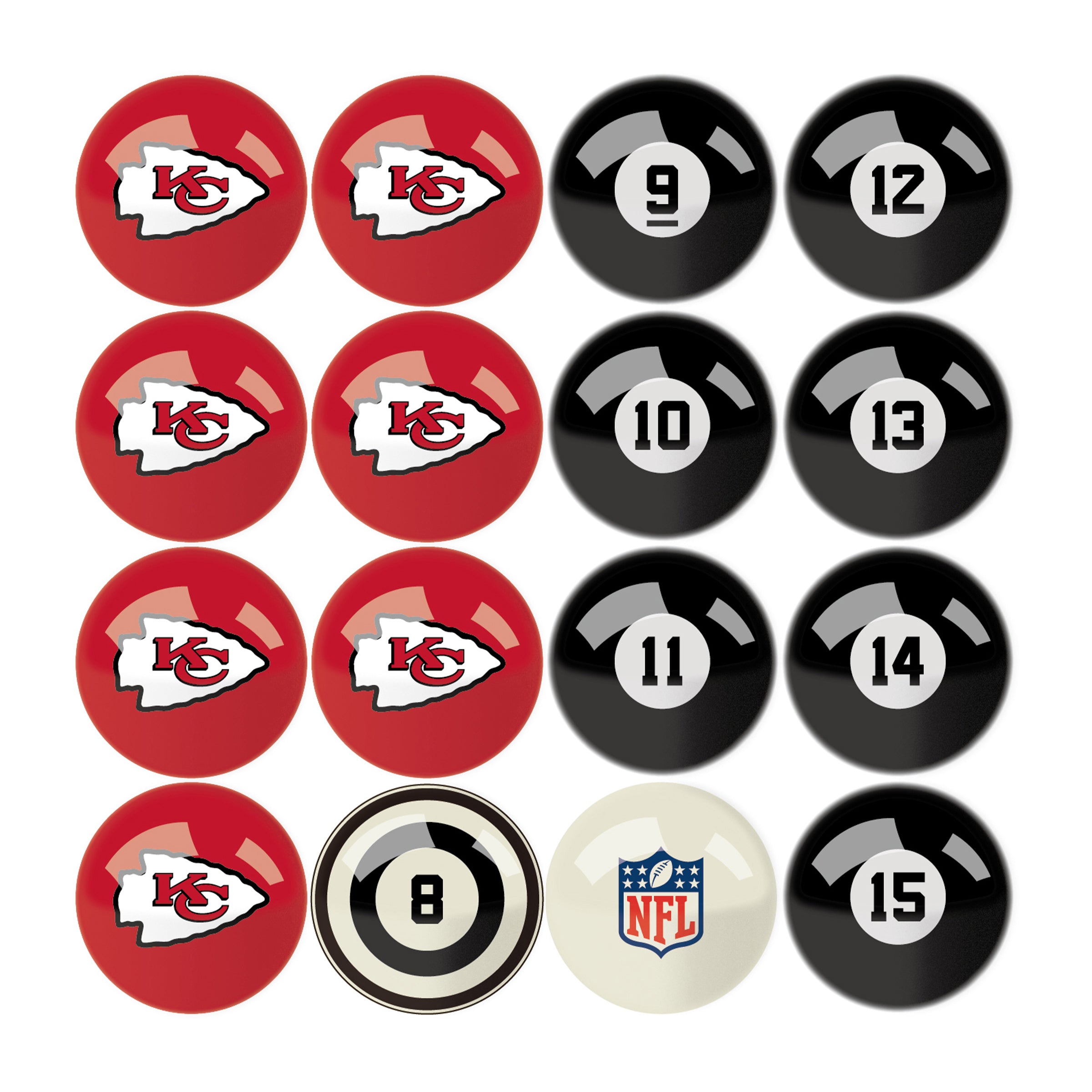 Cartlogic Add-on, Imperial USA NFL Team Ball Sets - Sélection d'équipe