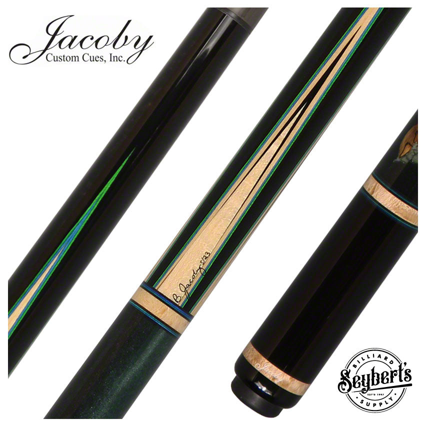 Jacoby, Jacoby 0523-97 queue de billard Custom Play avec 12.3mm V4 Black Carbon Shaft