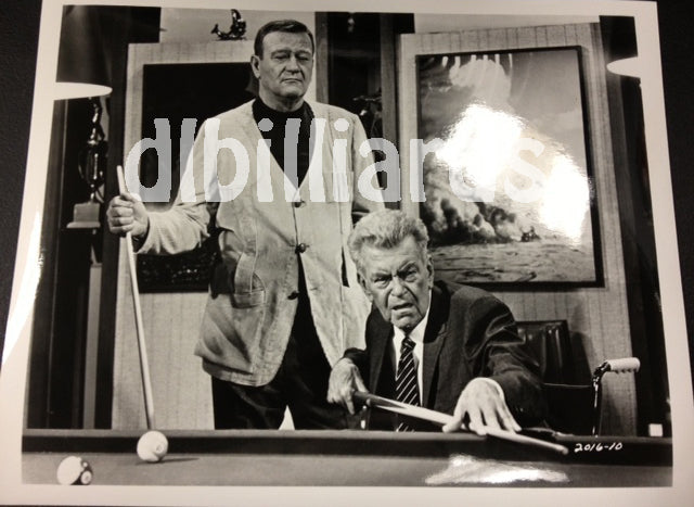 Billiard Library Company, John Wayne & J.D. Flippen