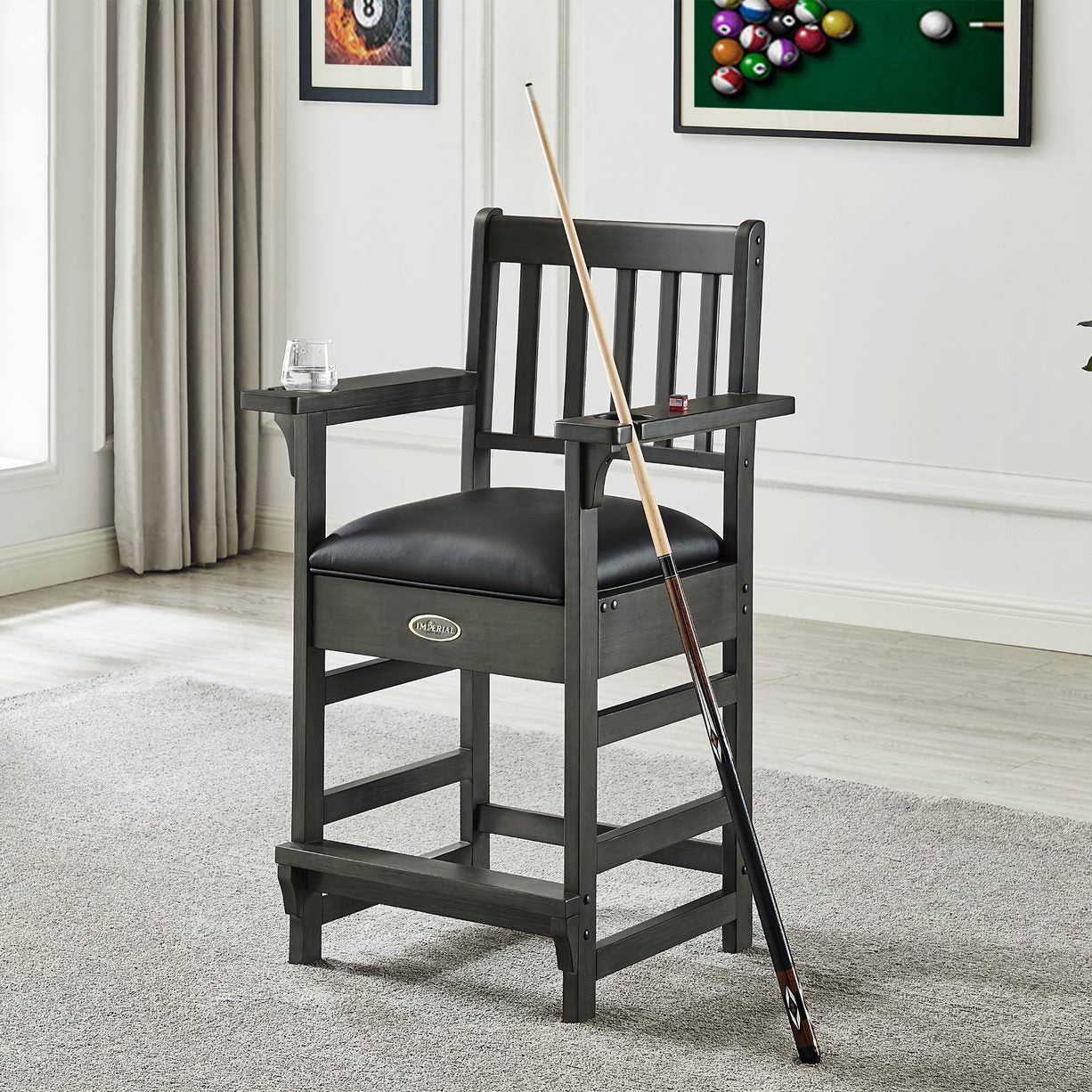 D&L Billiards, Kona Premium Spectator Chair avec tiroir