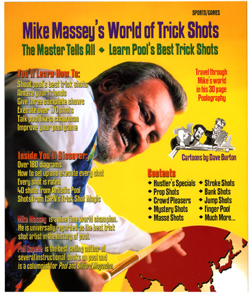 Phil Capelle, Livre Mike Massey's World Of Trick Shots avec Phil Capelle