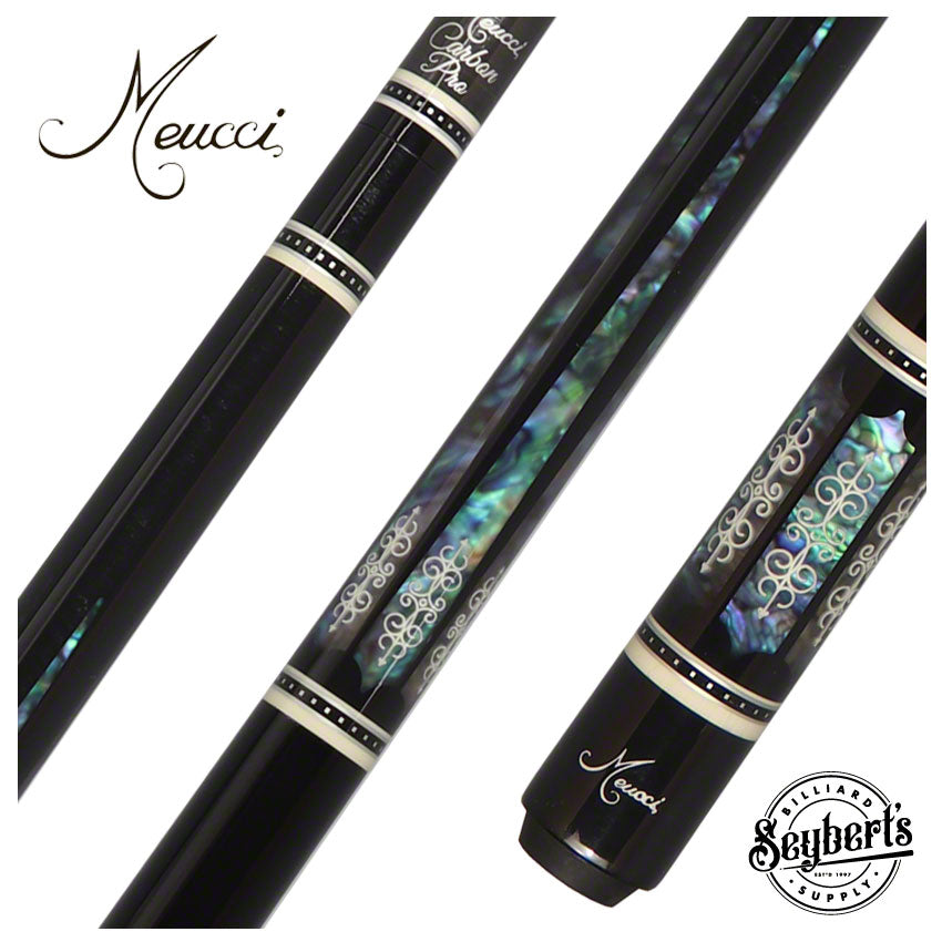 Meucci, Meucci 21st Century - Noir - Abalone Pearl - Black Wrap - Carbon Shaft