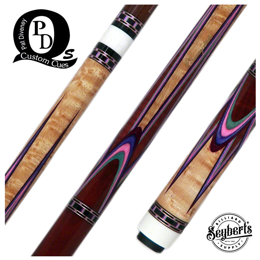 Pat Diveney, Pat Diveney Burl Butterfly Custom Cue