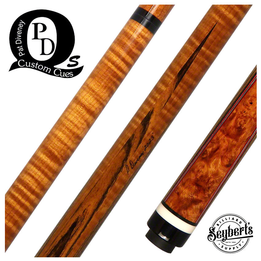 Pat Diveney, Pat Diveney DC1200 Papillon Bocote Avec Kielwood 12.50mm shaft