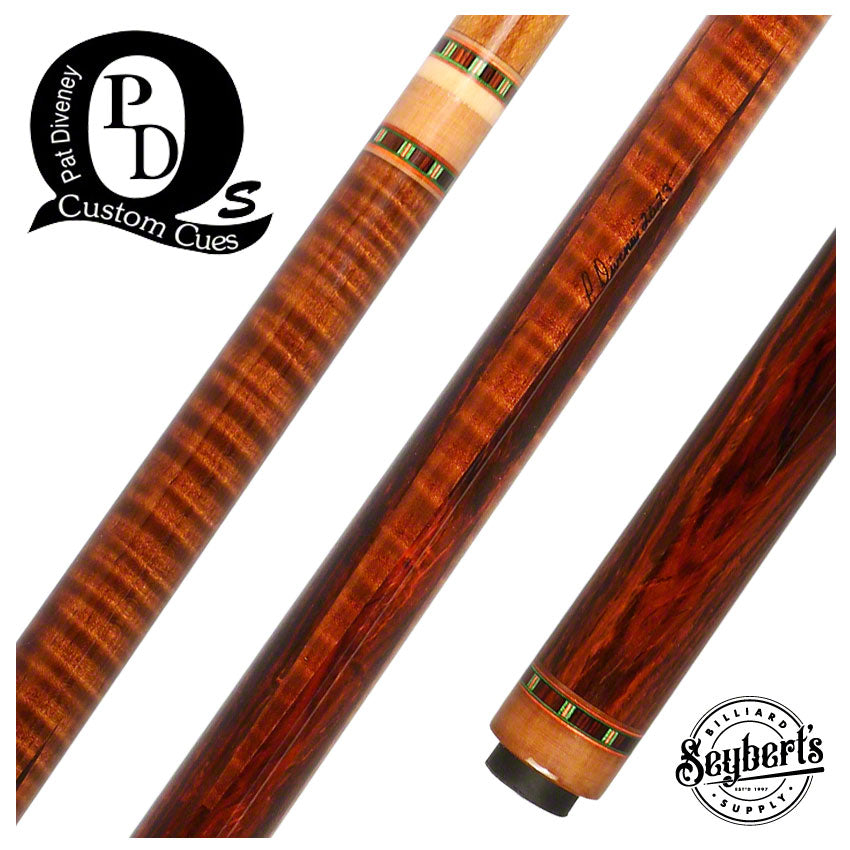 Pat Diveney, Pat Diveney DC1650 Cocobolo 4 Point Avec Manche Kielwood 12.75mm