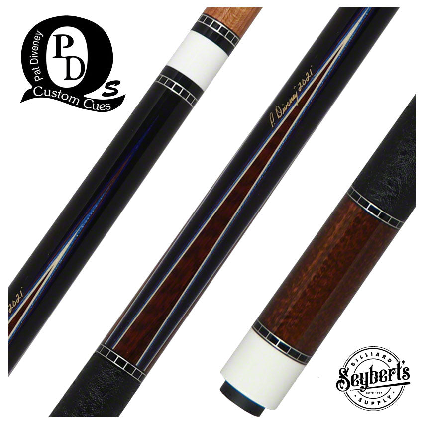 Pat Diveney, Pat Diveney DC2800 Snake Wood Custom Cue