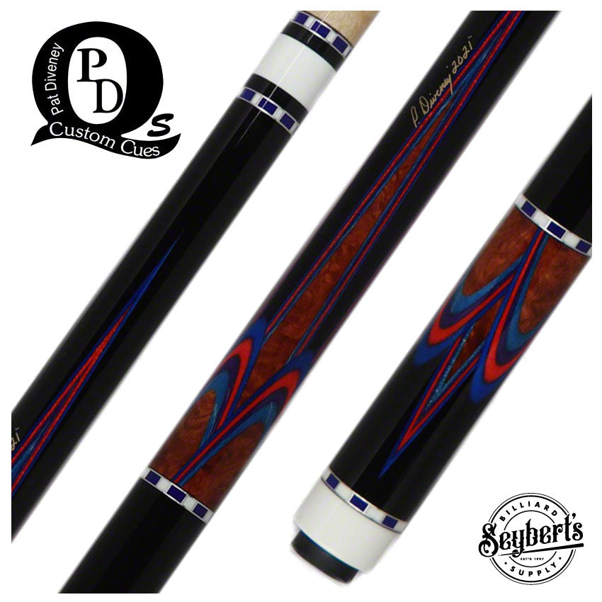 Pat Diveney, Pat Diveney DC3 Butterfly Custom Cue