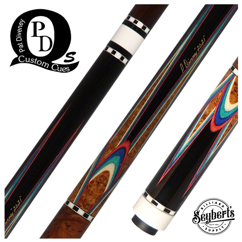 Pat Diveney, Pat Diveney DC3800 Butterfly Custom Cue