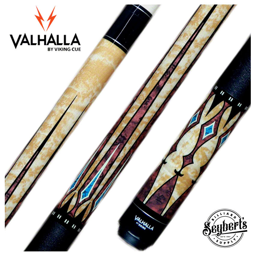 Valhalla, Queue de billard 6 points Valhalla Series Turquoise/Birdseye