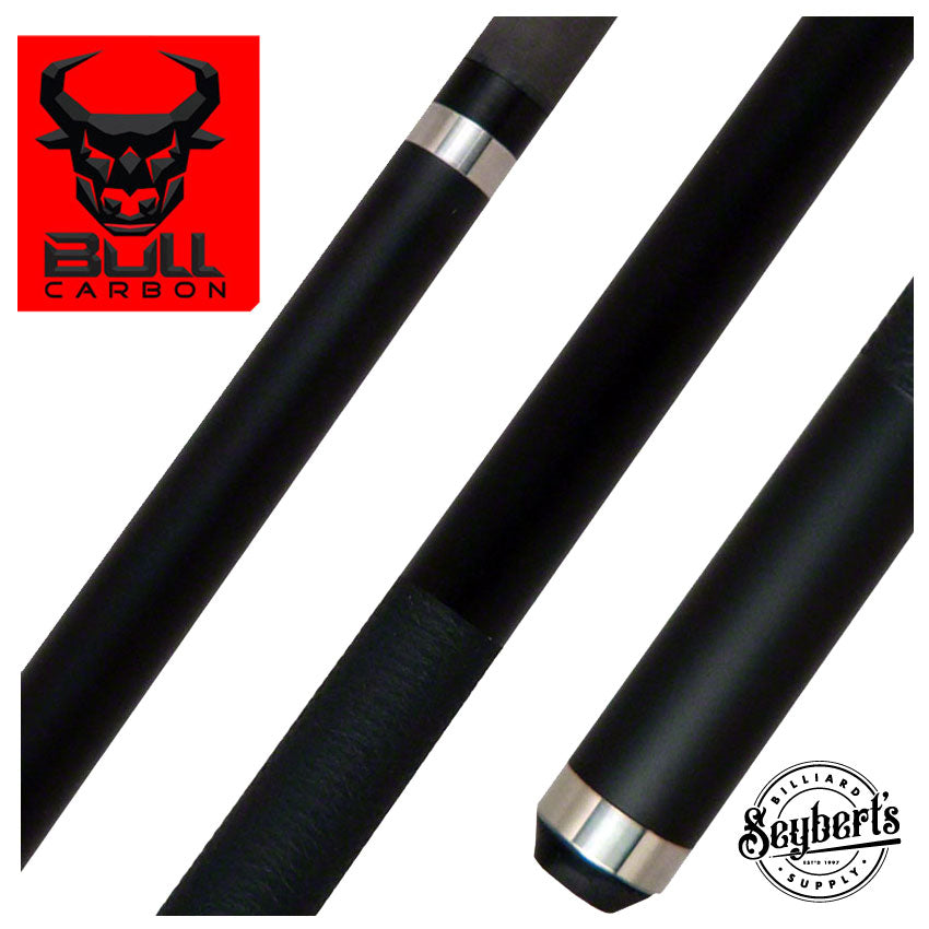 Carbone Bull, Queue de billard Bull Carbon LD11 Onyx Black avec manche Bull Carbon