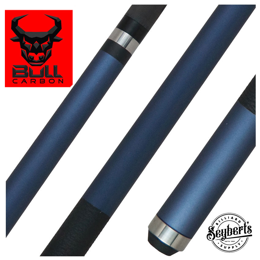 Carbone Bull, Queue de billard Bull Carbon LD12 Bleu teinté avec manche Bull Carbon