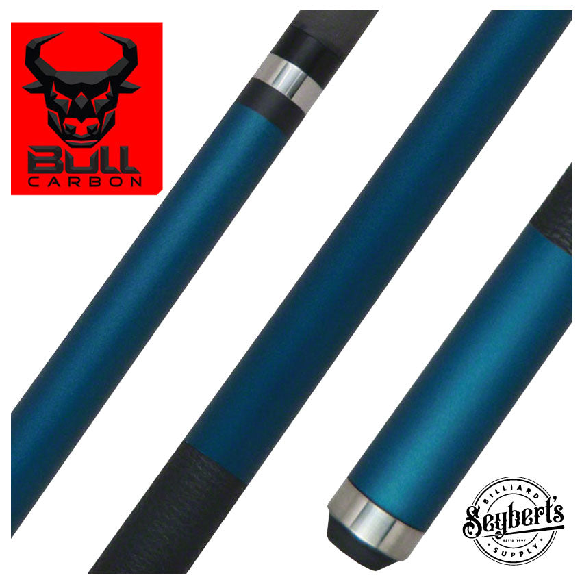 Carbone Bull, Queue de billard Bull Carbon LD14 Teal Stained avec manche Bull Carbon