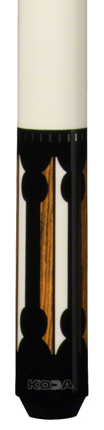 K2, Queue de billard K2 KL130 Noir/Blanc et Bocote Graphic Avec Flèche K2 LD 12.50mm