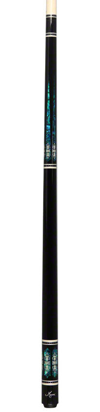 Meucci, Queue de billard Meucci 21st Century - Noir - Turq Pearl - Black Wrap - Pro Shaft