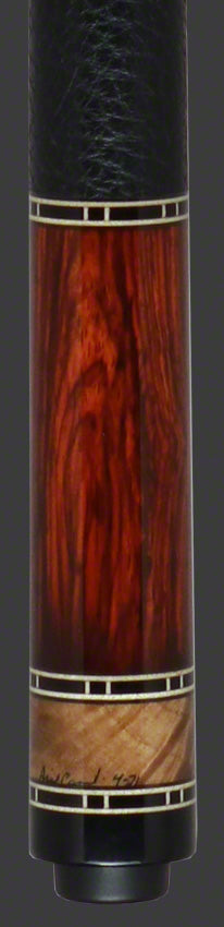 Ariel Carmeli, Queue de jeu Ariel Carmeli Custom 6 Point Cocobolo