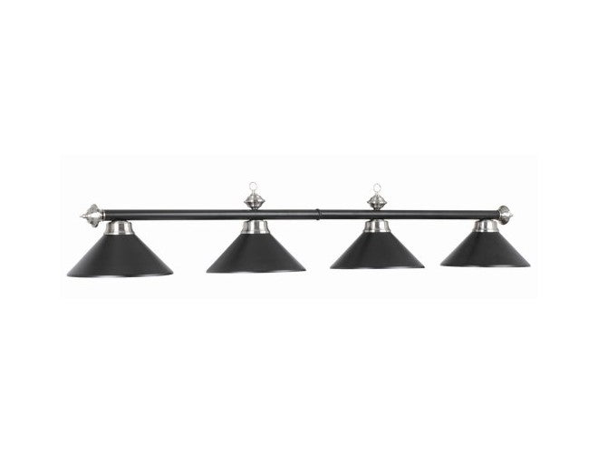 Ram Gameroom Products, Ram Gameroom Products All Metallic 4-Lamp Bar Pool Table Lights