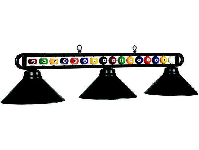 Produits Ram Gameroom, Ram Gameroom Products Billiard Balls Three-Light Pool Table Light (lampe de table de billard à trois lumières)