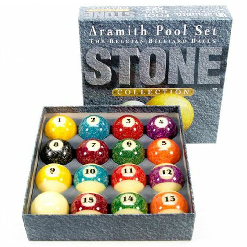 Aramith, Set de boules de billard en pierre d'Aramith