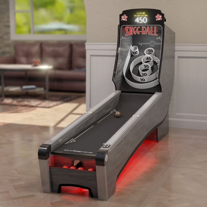 D&L Billards, Skee-Ball Premium Home Arcade avec bouchon de charbon