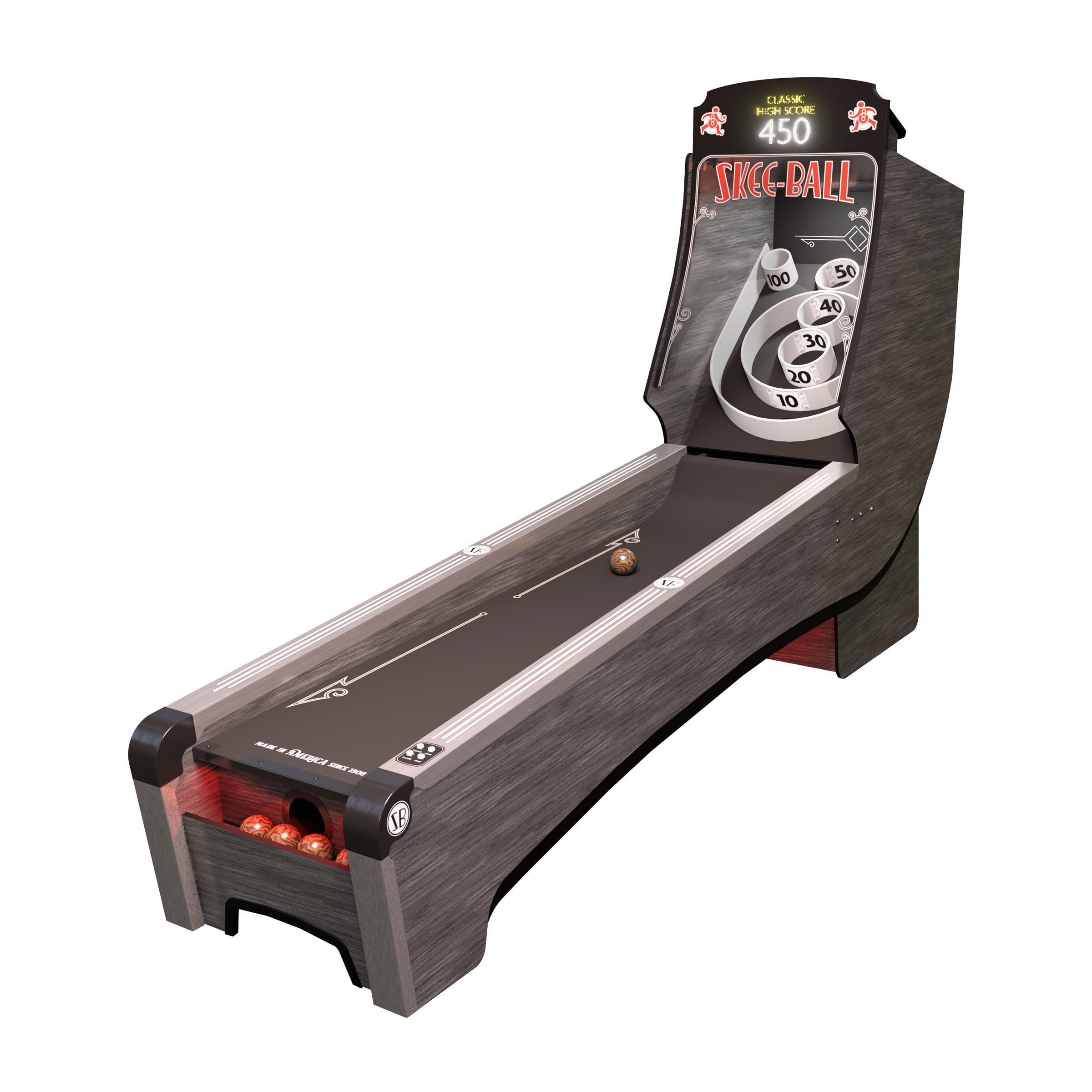 D&L Billards, Skee-Ball Premium Home Arcade avec bouchon de charbon