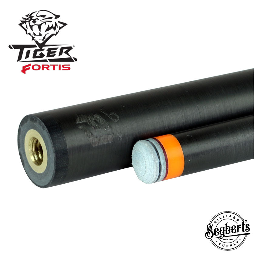 Tigre, Tiger Fortis LD Carbon Fiber Shaft Thin Black Collar- 18 Thread